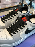 کتانی مردانه KSHOES مدل Jordan 1 Low کد 12919 سایز 41 تا44(رنگسفید-طوسی)