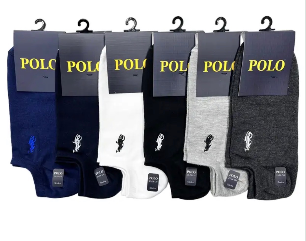 جوراب مچی مردانه گلدوزی پولو POLO کد ۱۳۰