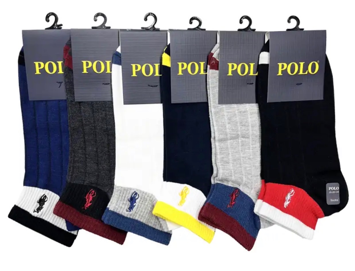 جوراب مچی مردانه گلدوزی پولو POLO کد ۱۳۱