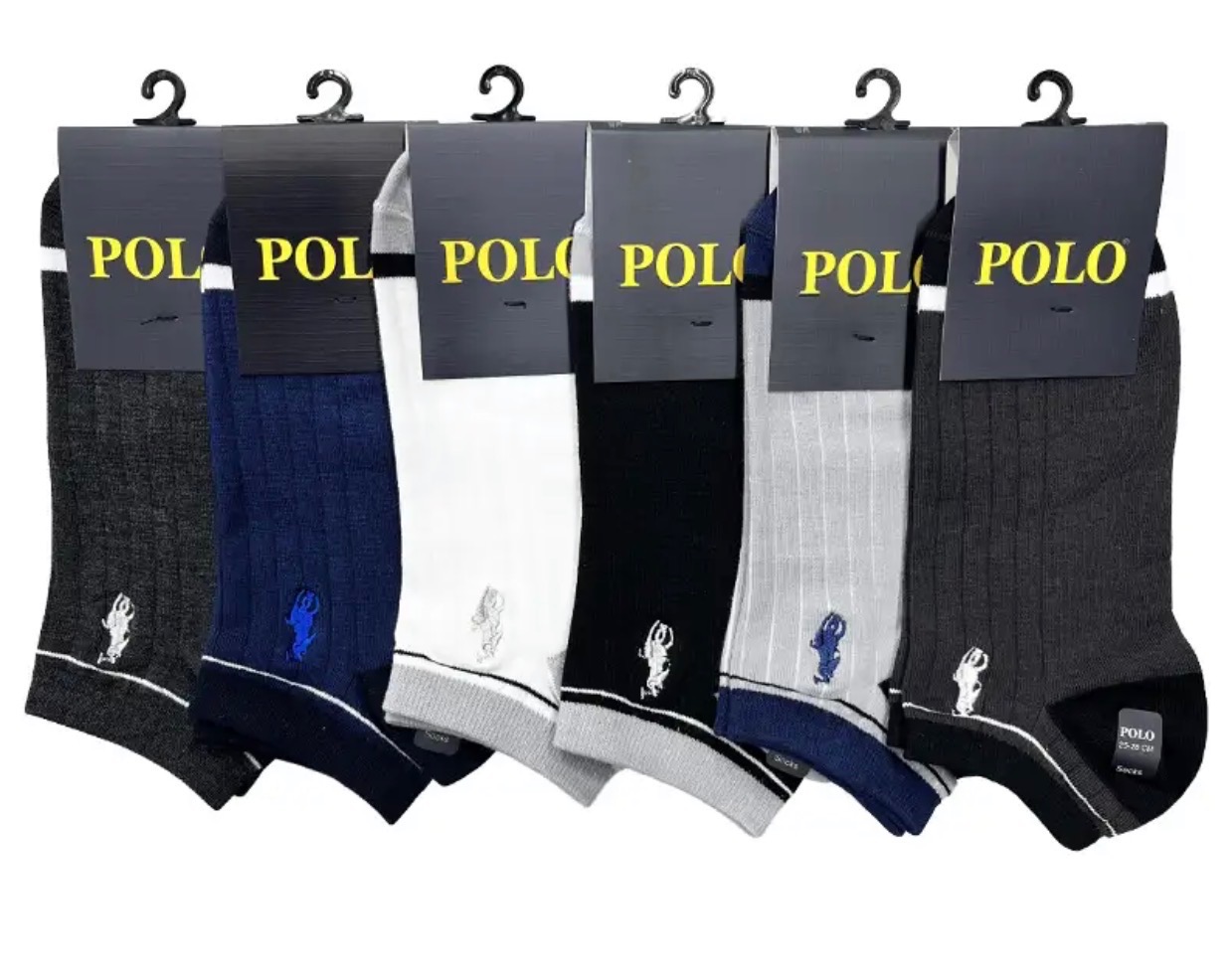 جوراب مچی مردانه گلدوزی پولو POLO کد ۱۳۶