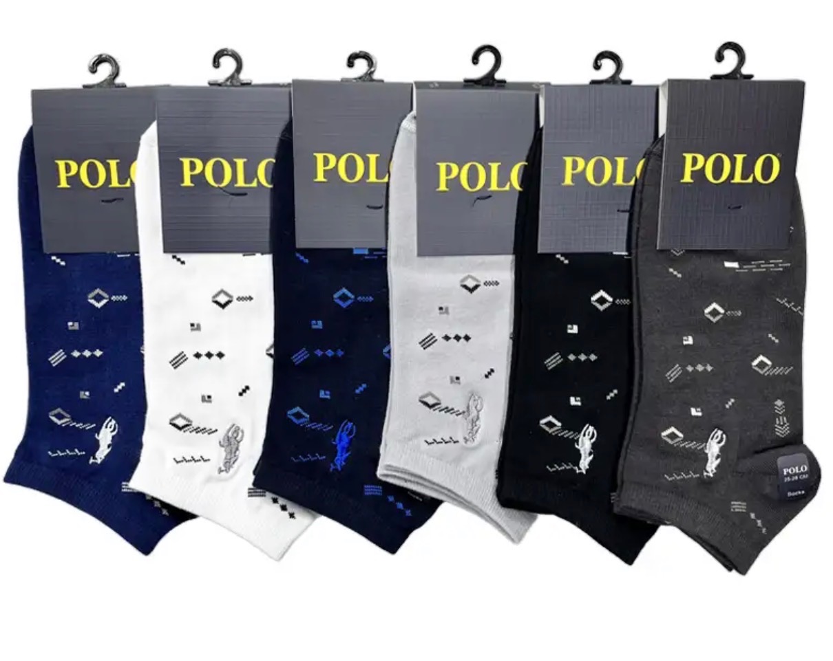 جوراب مچی مردانه گلدوزی پولو POLO کد ۱۳۸