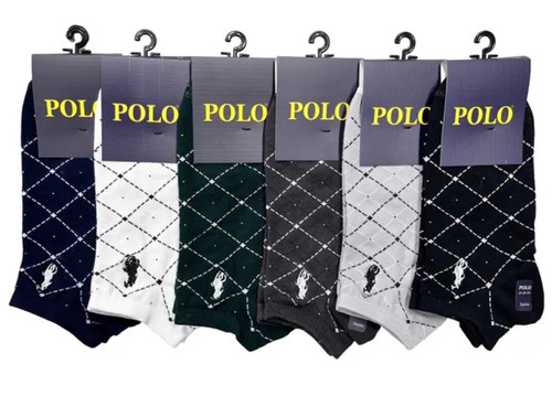 جوراب مچی مردانه گلدوزی پولو POLO کد ۱۳۹
